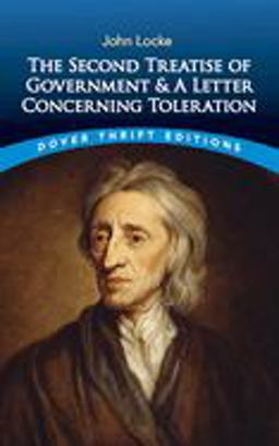 Second Treatise of Government and a Letter Concerning Toleration  9780486424644 Front Cover