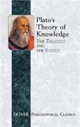 Plato's Theory of Knowledge The Theaetetus and the Sophist  9780486427638 Front Cover