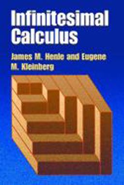 Infinitesimal Calculus  9780486428864 Front Cover