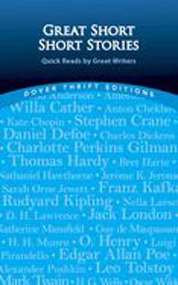 Great Short Short Stories Quick Reads by Great Writers  9780486440989 Front Cover