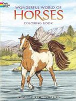 Wonderful World of Horses Coloring Book  9780486444659 Front Cover