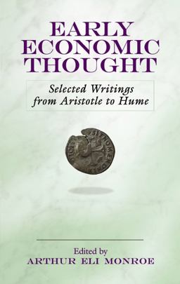 Early Economic Thought Selected Writings from Aristotle to Hume  9780486447933 Front Cover