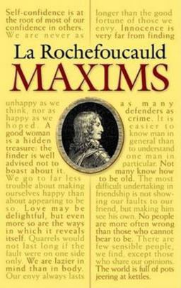 Rochefoucauld Maxims  9780486451459 Front Cover