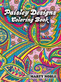 Paisley Designs Coloring Book  9780486456423 Front Cover