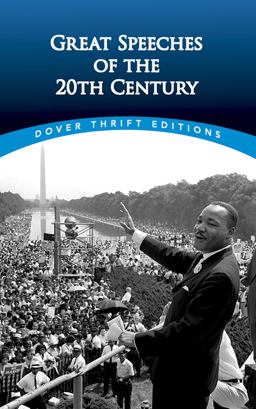 Great Speeches of the 20th Century  9780486474670 Front Cover