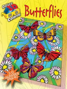 3-D Coloring Book--Butterflies