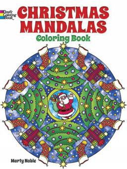 Christmas Mandalas Coloring Book