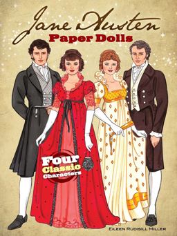 Jane Austen Paper Dolls Four Classic Characters  9780486492223 Front Cover