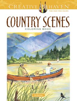 Creative Haven Country Scenes Coloring Book  9780486494555 Front Cover