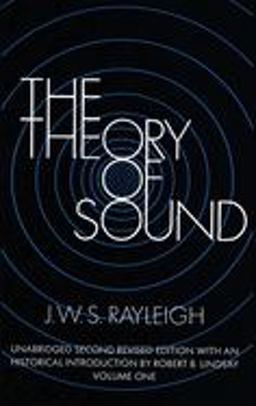 Theory of Sound 2nd 9780486602929 Front Cover