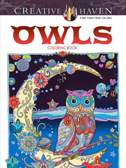 Creative Haven Owls Coloring Book  9780486796642 Front Cover