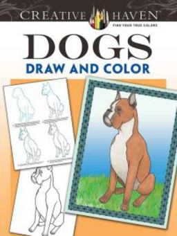 Creative Haven Dogs Draw and Color
