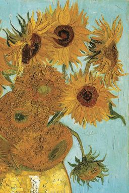 Van Gogh's Sunflowers Notebook  9780486807737 Front Cover