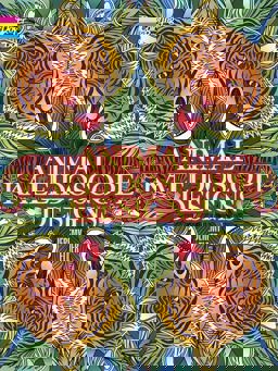 Animal Kaleidoscope Designs Coloring Book