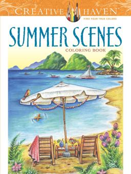 Creative Haven Summer Scenes Coloring Book  9780486809335 Front Cover