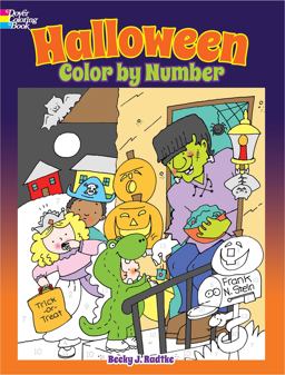 Halloween Color by Number  9780486812168 Front Cover