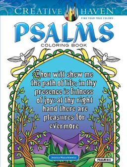 Creative Haven Psalms Coloring Book  9780486816708 Front Cover