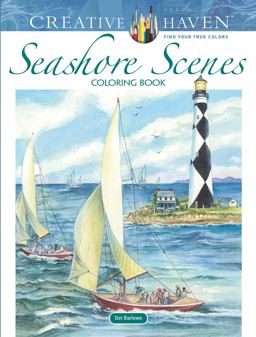 Creative Haven Seashore Scenes Coloring Book 2018 9780486818009 Front Cover