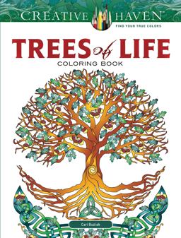 Creative Haven Trees of Life Coloring Book  9780486818597 Front Cover