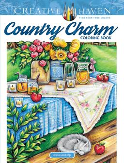 Creative Haven Country Charm Coloring Book  9780486821689 Front Cover