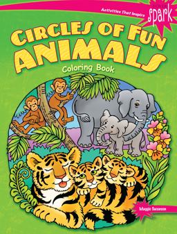 SPARK Circles of Fun Animals Coloring Book