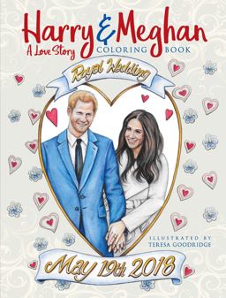 Harry and Meghan: a Love Story Coloring Book  9780486827537 Front Cover