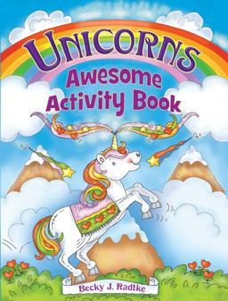 Unicorns Awesome Activity Book  9780486828077 Front Cover