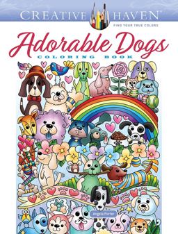 Creative Haven Adorable Dogs Coloring Book Creative Haven Adorable Dogs Coloring Book