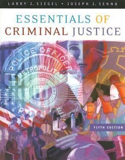 Essentials of Criminal Justice 5th 9780495006022 Front Cover