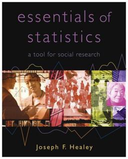 Essentials of Statistics A Tool for Social Research  9780495009757 Front Cover