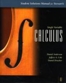 Student Solutions Manual for Stewart's Single Variable Calculus, 6th