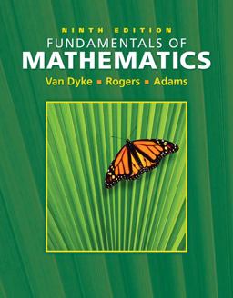 Fundamentals of Mathematics 9th 9780495012535 Front Cover