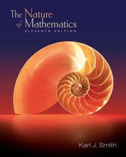 Nature of Mathematics (with Cengagenow and Personal Tutor Printed Access Card) 11th 9780495012726 Front Cover