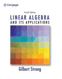Student Solutions Manual for Strang's Linear Algebra and Its Applications, 4th 4th 9780495013259 Front Cover