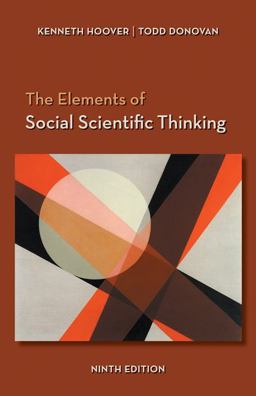Elements of Social Scientific Thinking 9th 9780495015857 Front Cover