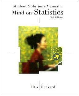Mind on Statistics 3rd 9780495018070 Front Cover