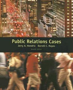 Public Relations Cases 7th 9780495050285 Front Cover