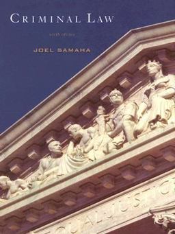 Criminal Law 9th 9780495095392 Front Cover