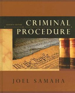 Criminal Procedure 7th 9780495095460 Front Cover