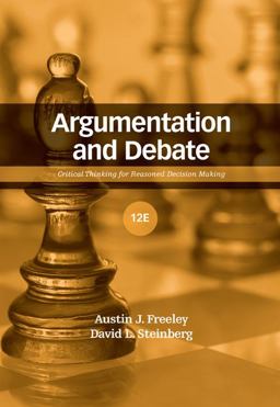 Argumentation and Debate 12th 9780495095903 Front Cover