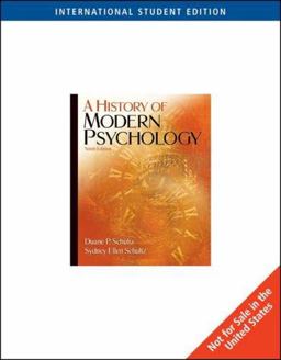 Intl Stdt Ed-a History of Modern Psychology