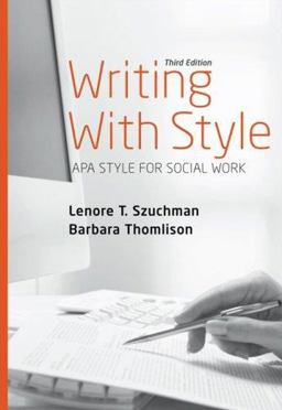 Writing with Style APA Style for Social Work 3rd 9780495098836 Front Cover