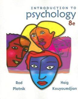 Introduction to Psychology 8th 9780495103189 Front Cover