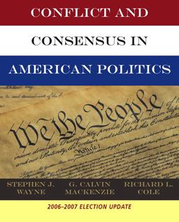 Conflict and Consensus in American Politics