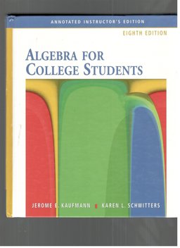 A. I. E. Algebra for College Students