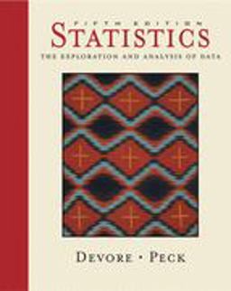 Statistics The Exploration and Analysis of Data  W/Cd/Info/Internet Comp/Now 5th 2005 9780495109693 Front Cover