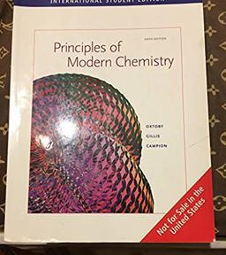 Intl Stdt Edition-Principles of Modern Chemistry