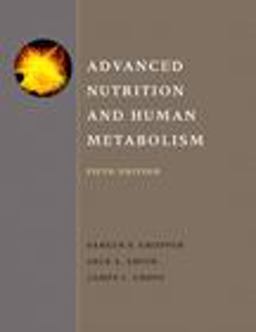 Advanced Nutrition and Human Metabolism 5th 9780495116578 Front Cover