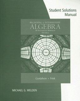 Beginning and Intermediate Algebra An Integrated Approach 5th 9780495118152 Front Cover