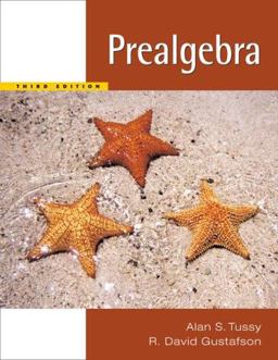Prealgebra 3rd 9780495188933 Front Cover
